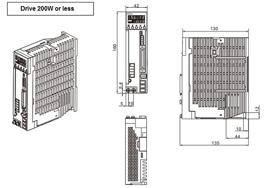 Synchronous Servo System AC Servo Motors And Drives High Performance For Robots