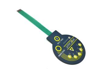 Quality Solid Printing Silver Pad Domes Push Button Switch With 1.25MM Pitch Connector for sale