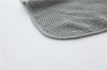 Gray grey clolor microfiber microfibre waffle weave car cleaning cloth sports