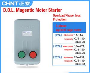 Quality DOL Magnetic AC Motor Contactor Starter 4-63kW AC-3380V For Squirrel Cage Motor for sale