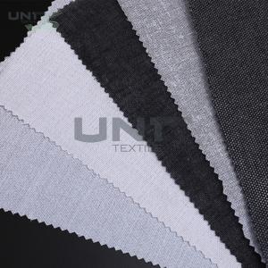 Quality Plain Textile Curtain Woven Interlining Resin Interlining Fabric for sale
