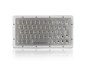 Quality Compact IP65 Stainless Steel Computer Keyboard For Industrial Access Control Panel Mount for sale
