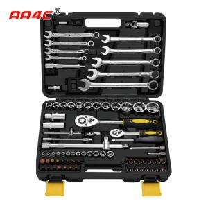 Quality AA4C 82pcs auto repair tool kit shelf hardware hand tools workbench tools A1-F08206 for sale