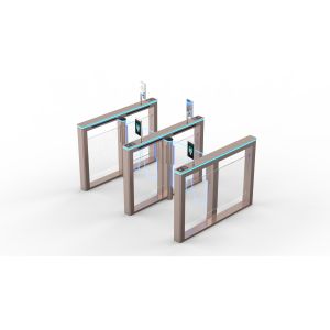 Stainless Steel 304 Speed Gate Turnstile Face Recognition Access Control