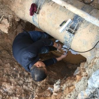 Stable Insertion Ultrasonic Flowmeter Wet Type Transducer With Data Logger