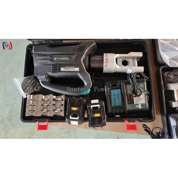 18V Battery Hydraulic Crimping Tool 60KN-250KN Hydraulic Battery Cable Crimper
