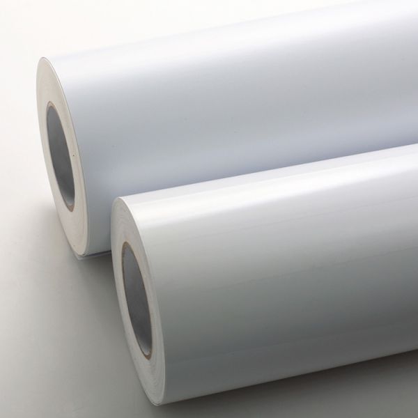 Label Material 80gsm Coated Paper with White Glassine Paper and Strong Initial Adhesion