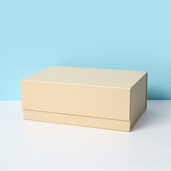One Piece Folding Gift Box Premium Rigid Cardboard With Magnetic Closure Festival Packaging Customizable Elegant Presentation