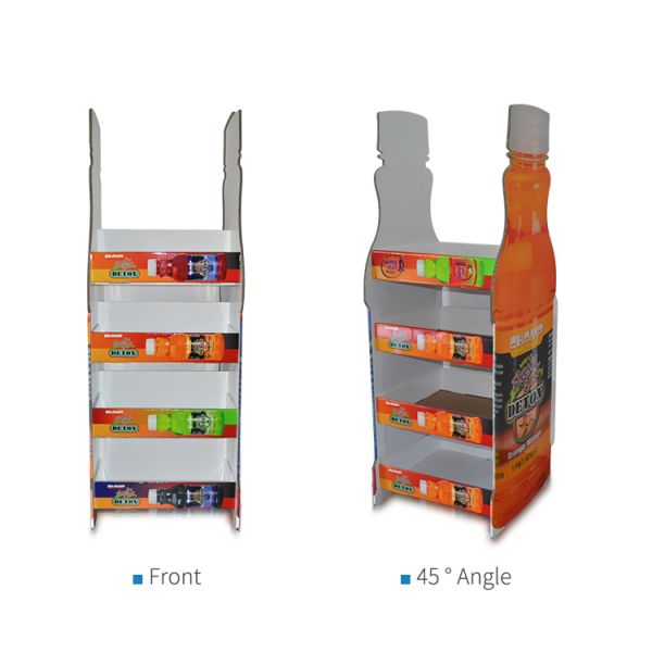 Plastic Pegs Cardboard Hook Display 4C Offset Printing For Clothes Promotion