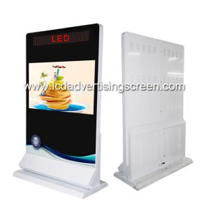 Android Wifi Network Standing Lcd Advertising Display with LED Subtitle Screen