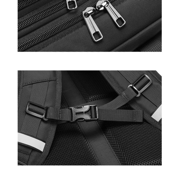 New Multifunction large capacity usb raincoat backpack business travel laptop backpack bag men