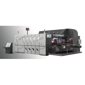 Automatic Carton Box Folder Gluer Machine 1200x2400mm For Making Carton Boxes