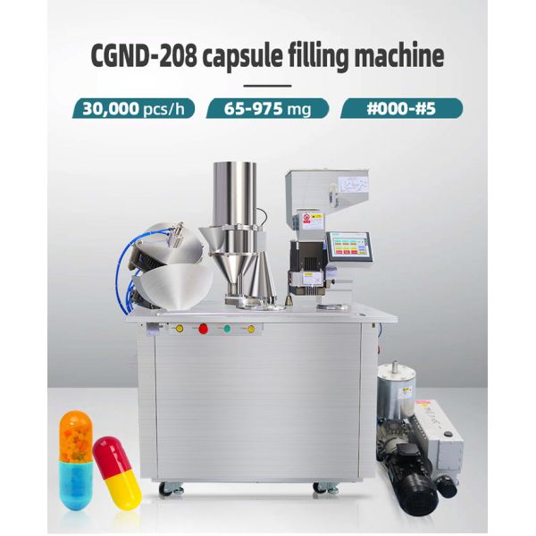 Semi Automatic Capsule Filler Filling Machine Powder Pellet Lab Small