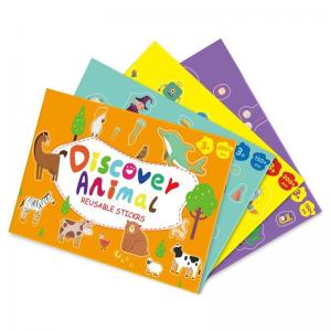 China Removable Reusable Preschool Books Children Learning Toy Eco Friendly on sale