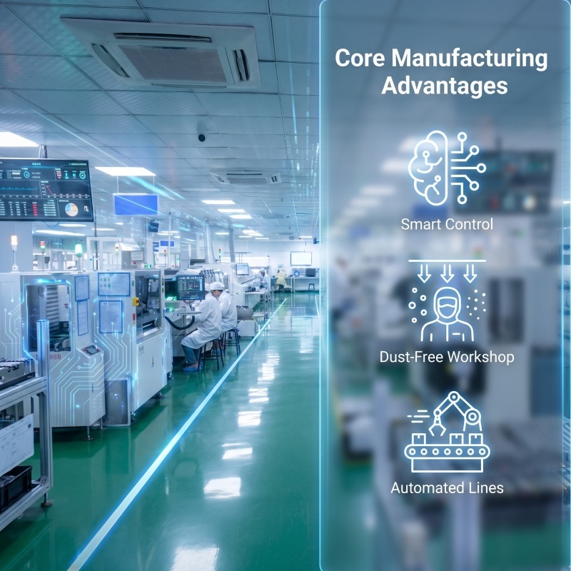 Precision Low Quantity PCB Manufacturer 12 Lines SMT PCBA Assembly