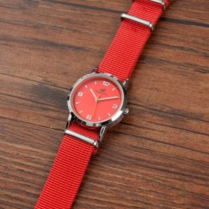 Quality ISO Men'S Quartz Watch Nylon Band Waterproof Quartz Watch OEM for sale