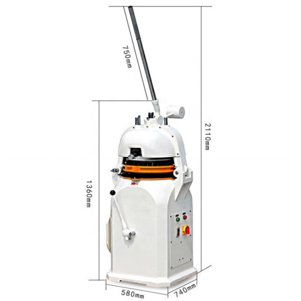 Heavy Duty Commercial Baking Equipment 50HZ Dough Divider Machine