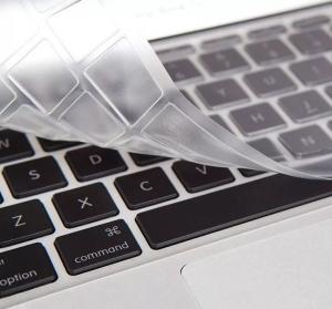 Quality Washable 0.3mm Silicone Laptop Keyboard Protective Film for sale