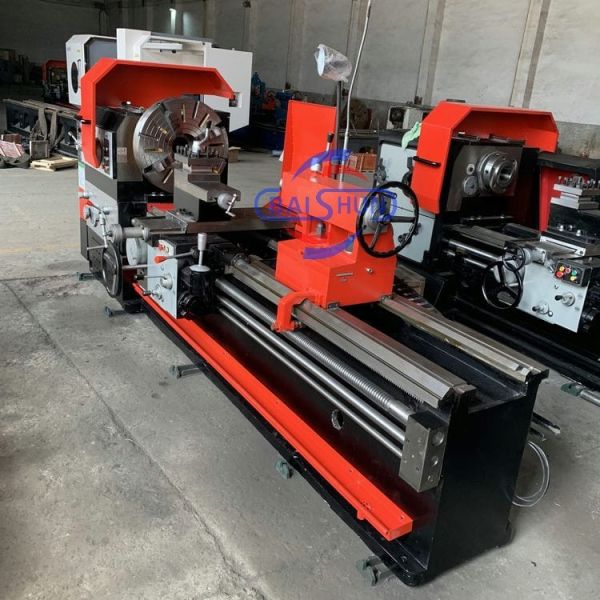Horizontal Lathe Metal Machine High Precision Swing Heavy Load Metal Lathe