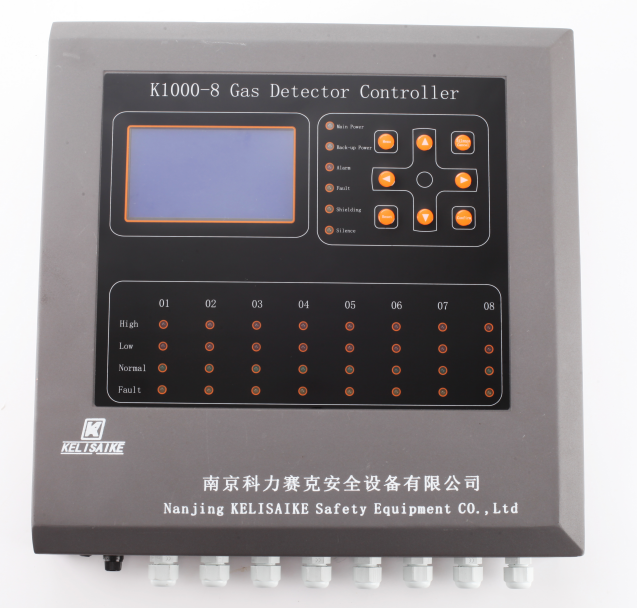 8 Channels Online Monitoring Gas Detection Controller for Safety Precaution