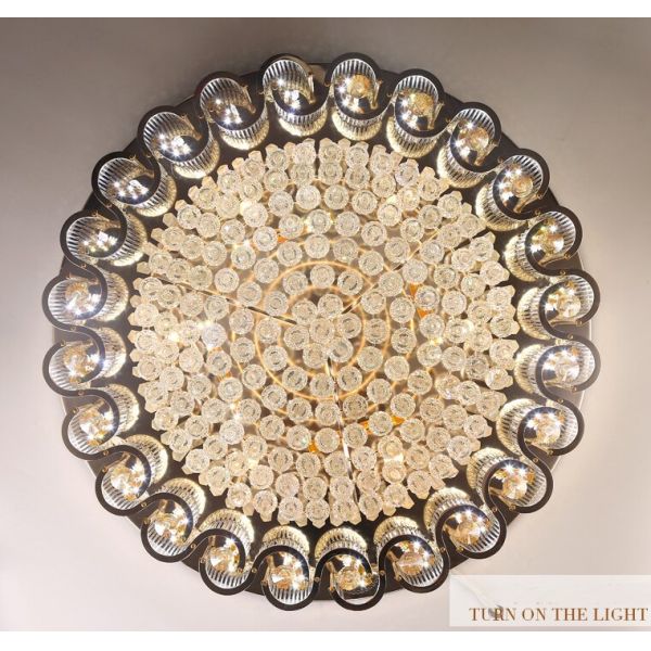 Crystal Ceiling Lighting wedding Ceiling Light Custom Hotel Villa Large Chandelier Ceiling Light