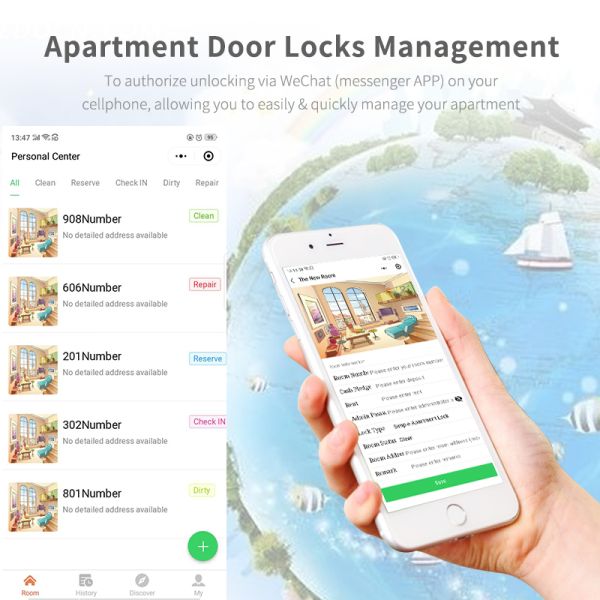 Homelife Intelligent Door Lock IML Touch Tuya Fingerprint Lock