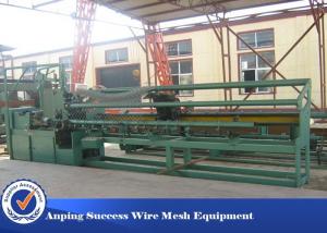 Quality Green Customized Chain Link Fence Making Machine For Low Carbon Wire for sale
