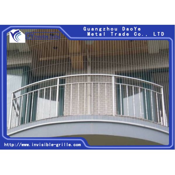 High Rise Building Stainless Steel Balcony Invisible Grille