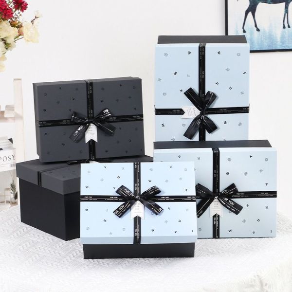 Rigid Cardboard Lid And Base Box Shoe Packaging Carton Box Custom Two Sided Printing
