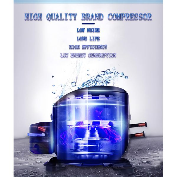 Customized 1875mm Length Meat Display Case , 380L Food Display Cooler Refrigerator