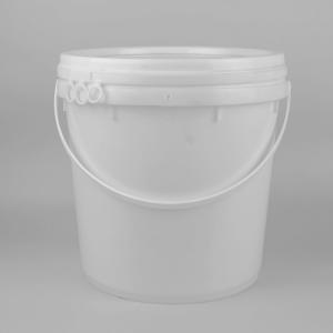 Quality 15.5 Inches Stackable 5 Gallon Plastic Containers Durable Reusable Heavy Duty for sale