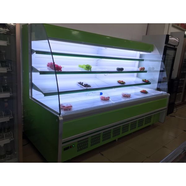 Energy Saving Multideck Display Fridge , Each Shelves With LED Light