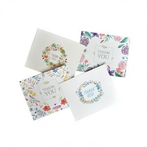 Quality Foldable Paper Greeting Card For Wedding / Birthday / Gift / Thank You Use for sale