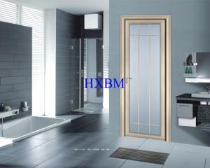 China Thermal Break Aluminum Interior Doors With Glass 1.8mm Aluminum Profile on sale