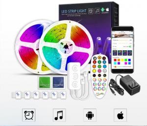China Led Strip Kit Wifi Bluetooth Amazon Alexa Google Home Flexible RGB LED Strip on sale