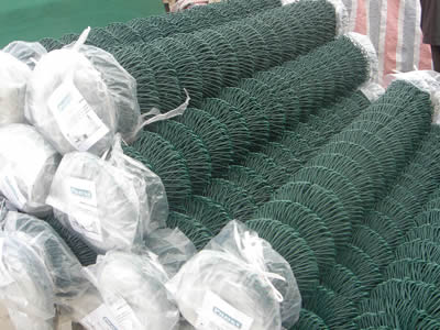 Made In QY TOP factory price metal steel coated galvanized powder coated menards lowes Chain link fence