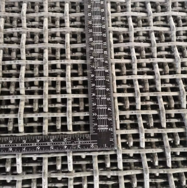 High Tensile Stainless Steel Slot Weaving Crimped Wire Mesh For Mining Sieve Screen Mesh