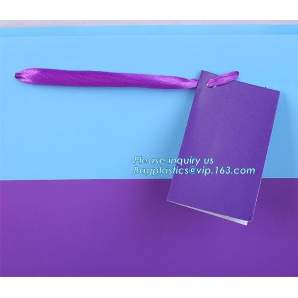 Luxury promotion candy paper carrier bag with handle,Luxury Solid Color Printing Logo Printed Paper Carrier bag for Shop