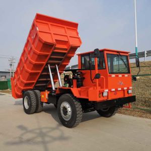 160hp mining tipper truck 12 tons mining dump truck 6 cubic meter bucket orange