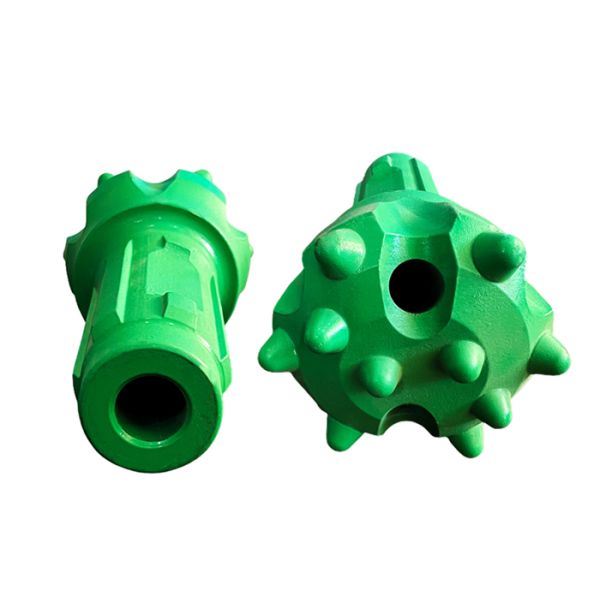 Carbon Steel Dth Hammer Button Bits Water Well Drilling Cir90 90mm Low Air Pressure