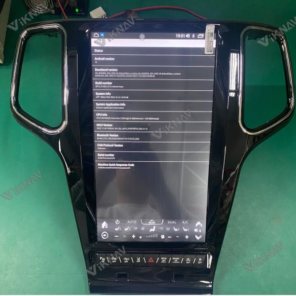 Viknav Car Radio For Jeep Grand Cherokee (2014-2019) 14.4 inch Android 13 Auto Stereo GPS Navigation Wireless Carplay
