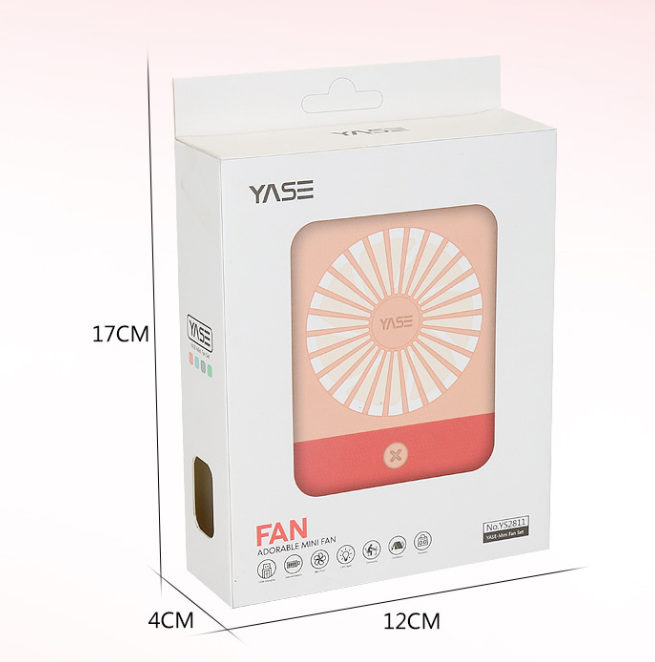 USB 300g Plastic Electronic Products , 9.5*12CM Handheld Mini Portable Fan Three Blades