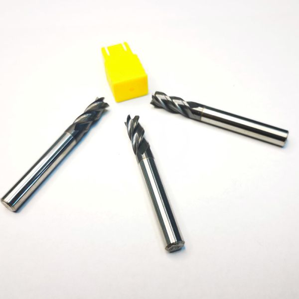 Solid Tungsten Carbide 4 Flutes D6 Square End Mills Hrc65 SX