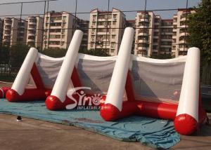 Quality Customized outdoor N indoor inflatable football goal for soccer free kick games for sale