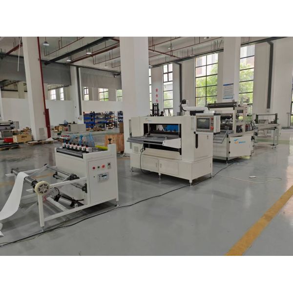 CNC Paper Pleating Machine Fully Automatic Paper Slitting Machine Knife Type