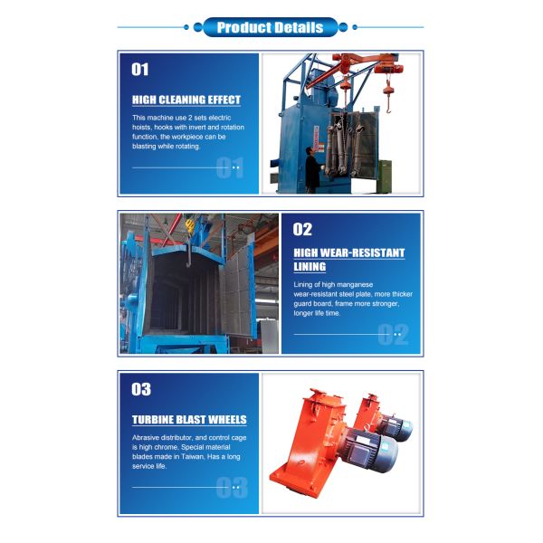 Abrator Shot Peening Blasting Machine For Zinc