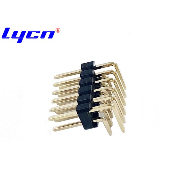 PCB Board Pin Header Connectors Right Angle 2.0AMP 500VAC/Minute