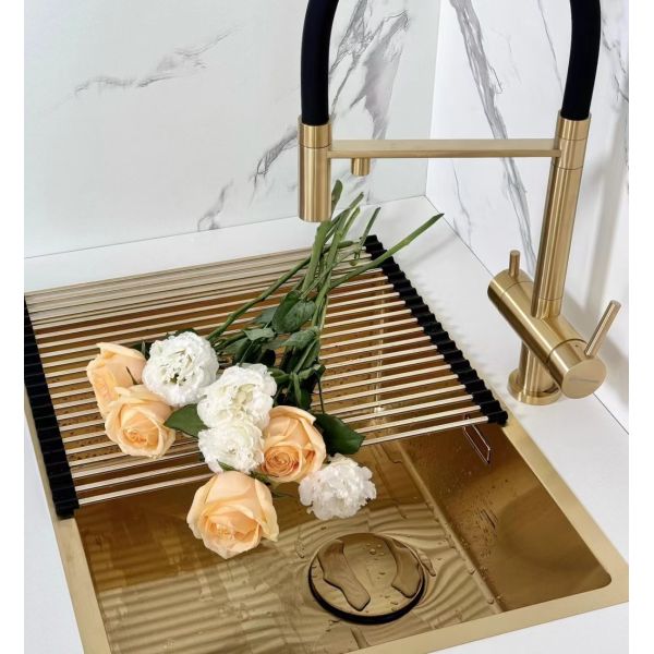 Undermount & Top Mount Compatible Customizable Stainless Steel Kitchen Sink for Commercial and Home Use | Custom Steel Gauge Available | Custom Basin