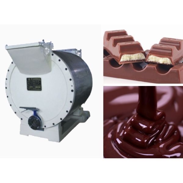 Carbon Steel Edge Runner Chocolate Refiner Machine 500L