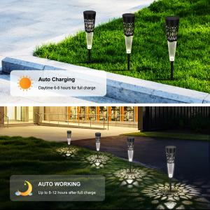 Quality ABS Solar Powered Landscape Lights IP65 Outdoor Solar Garden Ground Lights for sale